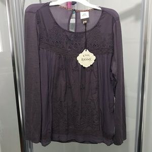 Knox Rose Purple Blouse